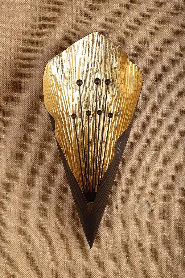 Gold_Tulip_Wall_Candle_Holder_in_Gold_Leafing,_Diwali_Decor_Gift,_Wall_Tealight_Holder_by