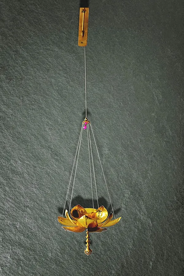 Gold_Leafing_Hanging_Lotus_Candle_Holder_Gold_Leafing_with_Steel_Wire_and_Glass_Votive,_Diwali_Decor_Gifts,_Entryway_Candle_Holder,_Housewarming_Gifts_by