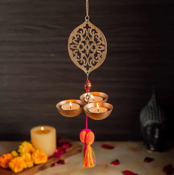 Gold_Hanging_Triple_Diya_with_Tealight_Votive,_Candle_Holder,_Diwali_Decor_Wall_Candle_Holder_Entryway_Home_Decoration_Ornaments_Diya_Decor_by