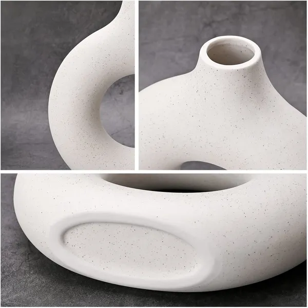 Off_White_Double_White_Donut_Vase_Ceramic_Vase_(Set_of_2_pcs_6")_(Off_White_Double)