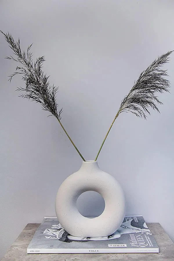 Off_White_Double_White_Donut_Vase_Ceramic_Vase_(Set_of_2_pcs_6")_(Off_White_Double)