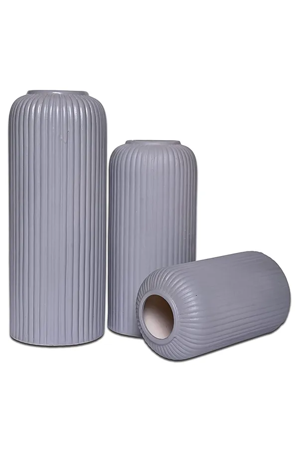 Modern_Ceramic_Flower_Vase_for_Living_Room_|_Set_of_3_PCS_|_Grey