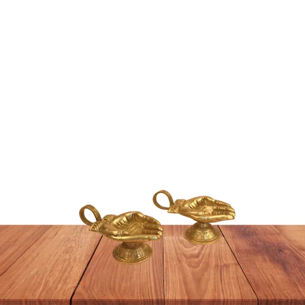 Brass_Gold_Hand_Shape_Brass_Oil_Diya_Pair,_Home_Decor,_Brass_Handicraft