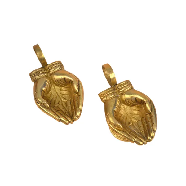Brass_Gold_Hand_Shape_Brass_Oil_Diya_Pair,_Home_Decor,_Brass_Handicraft