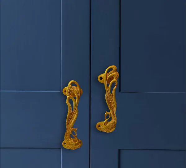 Gold_Peacock_Door_Handle_7_Inches,_Indian_Brass_Handware,_Handles_for_Cabinets