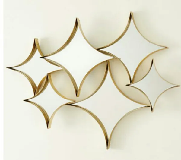Rombus_design_Mirror_Wall_Art_set_of_6_pcs