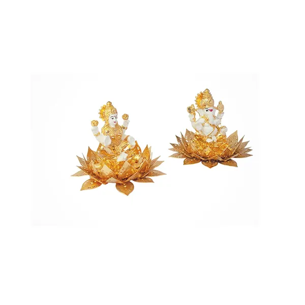 Laxmi_Ganesha_Idols_White_And_Gold_For_Living_Room,_Pooja_Mandir,_Gifting_Idols