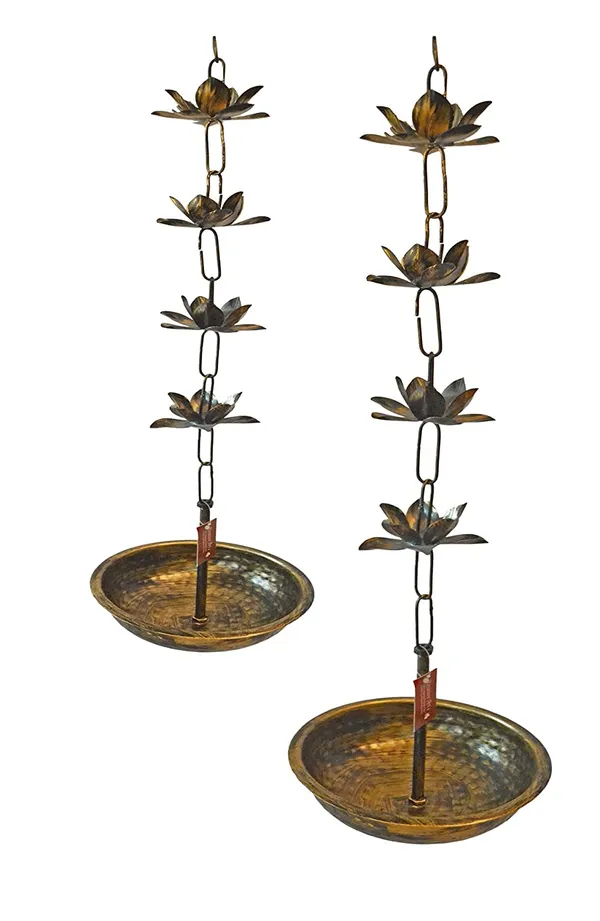 Bronze_Antique_Hanging_Urli_Set_of_2_Pcs_Antique_Finish,_Anjali_Diya,_Indian_Handicraft_Gift,_Home_Decor,_Mandir_Deocration_Item_by_,Mild_Steel