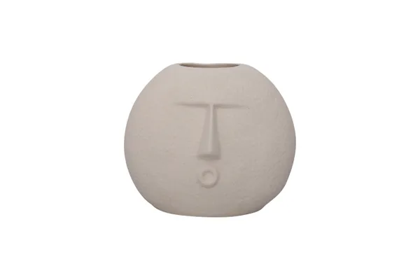 Ceramic_Blowing_Kiss_Face_Flower_Vase_Set_of_2pcs_(White-Beidge_)