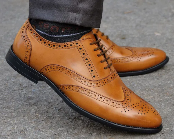Tan_Synthetic_Leather_Lace-Ups_Derby_For_Men