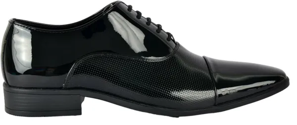 Black_Synthetic_Leather_Lace-Ups_Boots_For_Men