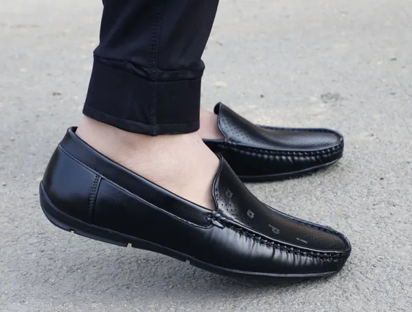 Black_Synthetic_Leather_Slip-On_Loafers_For_Men