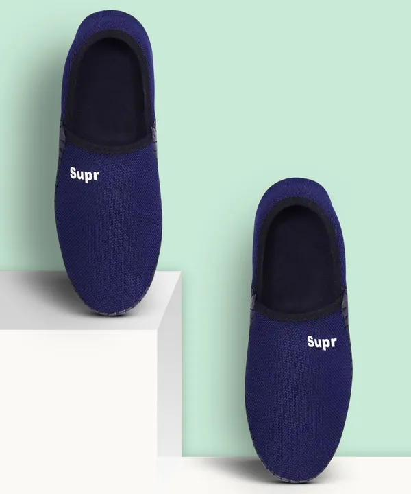 Black_&_White_Mesh_Slip-On_Loafers_For_Men