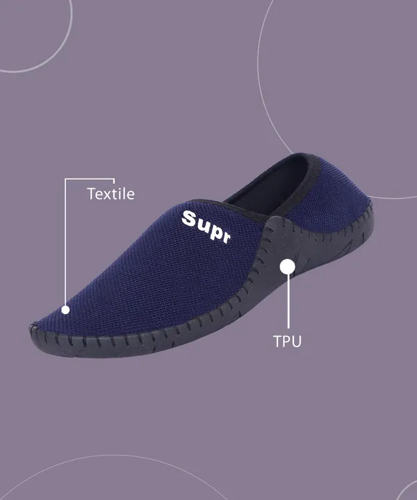 Black_&_White_Mesh_Slip-On_Loafers_For_Men