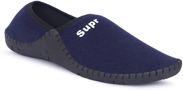Black_&_White_Mesh_Slip-On_Loafers_For_Men