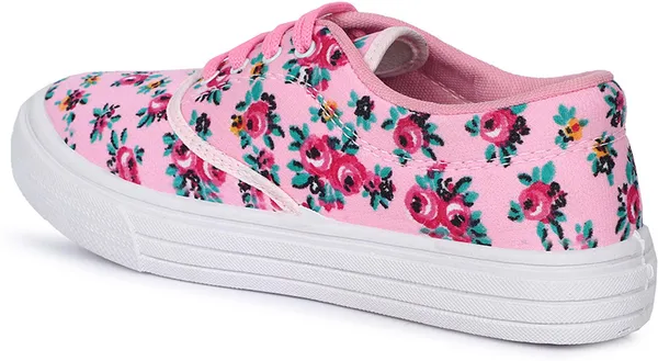 Pink_Mesh_Lace-Ups_Sneakers_For_Women