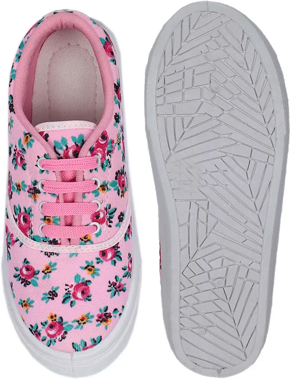 Pink_Mesh_Lace-Ups_Sneakers_For_Women