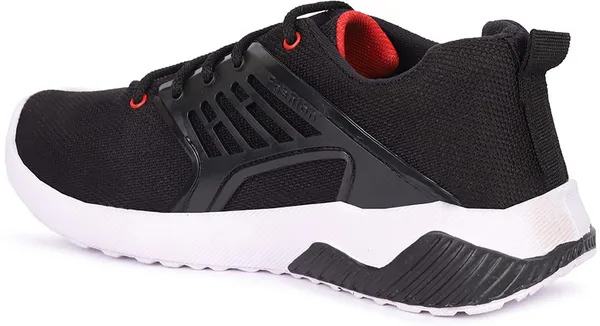 Black_&_Red_Mesh_Lace-Ups_Casuals_For_Men