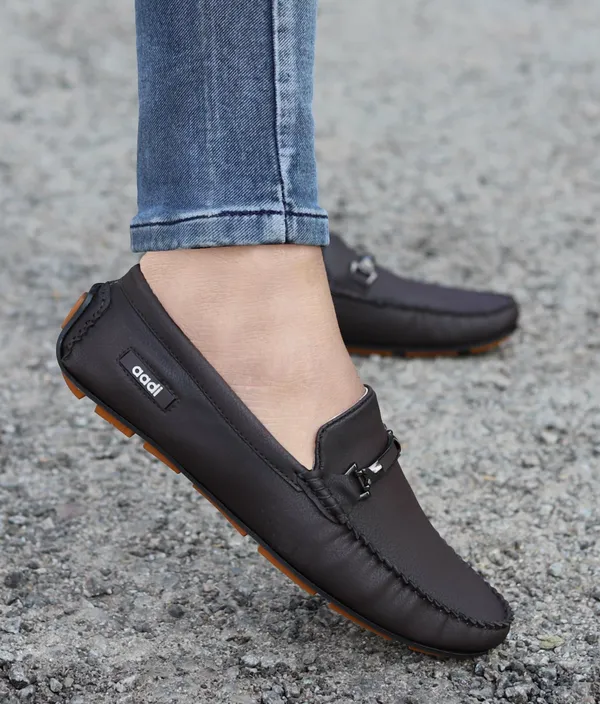 Brown_Synthetic_Leather_Slip-On_Loafers_For_Men