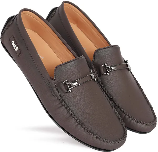 Brown_Synthetic_Leather_Slip-On_Loafers_For_Men