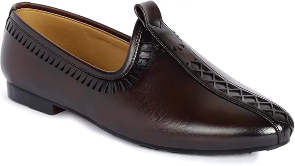 Brown_Synthetic_Leather_Slip-On_Mojaris_For_Men