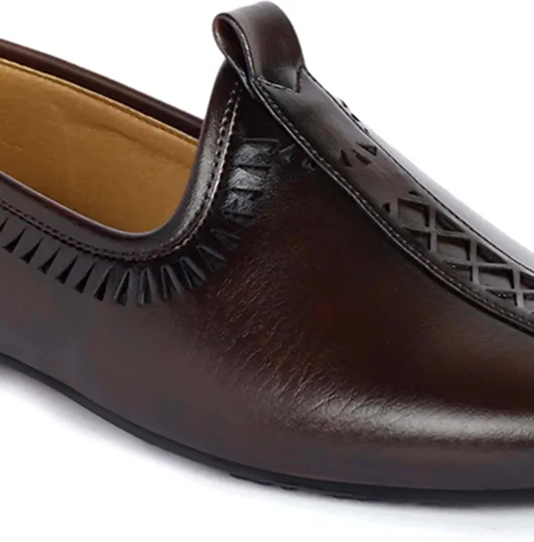 Brown_Synthetic_Leather_Slip-On_Mojaris_For_Men