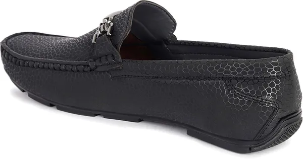Natural_&_Black_Synthetic_Leather_Slip-On_Loafers_For_Men