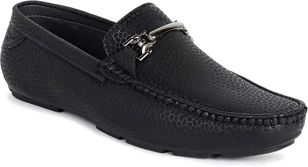 Natural_&_Black_Synthetic_Leather_Slip-On_Loafers_For_Men