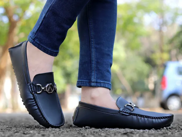 Black_Synthetic_Leather_Slip-On_Loafers_For_Men