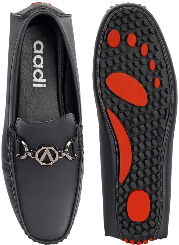 Black_Synthetic_Leather_Slip-On_Loafers_For_Men