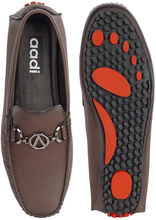 Brown_Synthetic_Leather_Slip-On_Loafers_For_Men