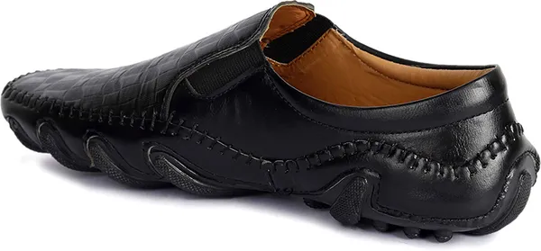 Black_Synthetic_Leather_Slip-On_Walking_Shoes_For_Men