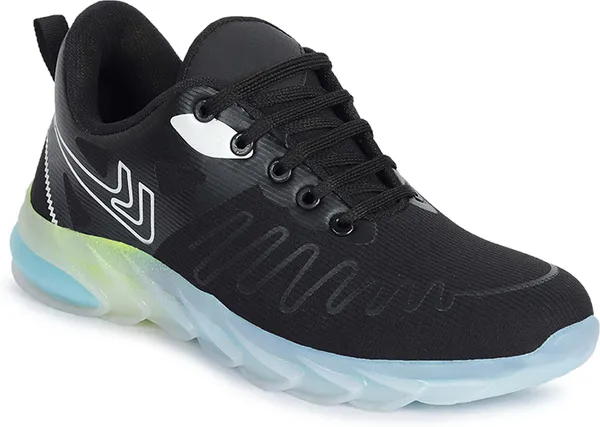 Black_&_Blue_Mesh_Lace-Ups_Running_Shoes_For_Men