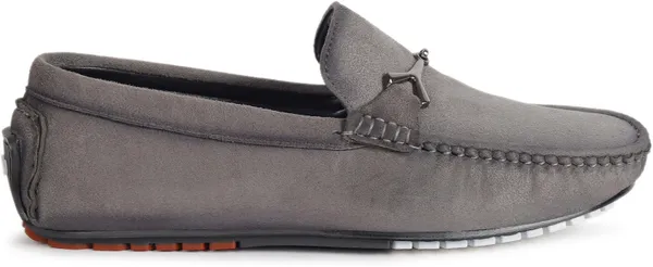 Grey_Suede_Slip-On_Loafers_For_Men