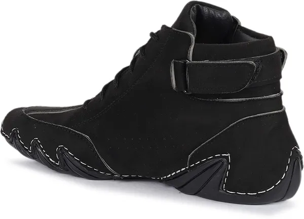 Black_Synthetic_Lace-Ups_Boots_For_Men