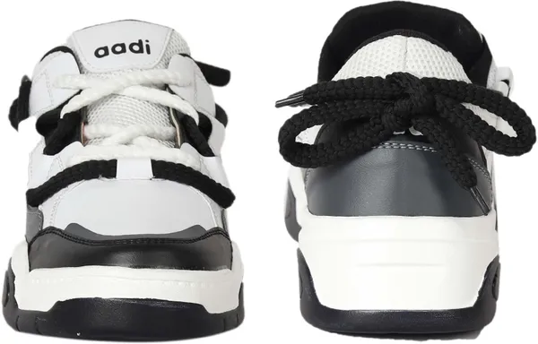 White_Synthetic_Lace-Ups_Sneakers_For_Men