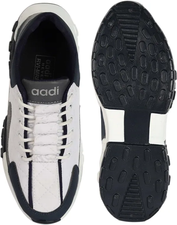 White_Synthetic_Leather_Lace-Ups_Casuals_For_Men