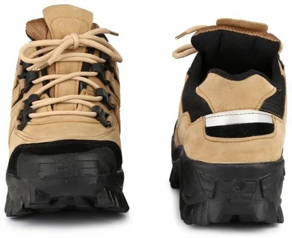 Beige_Synthetic_Leather_Lace-Ups_Boots_For_Men