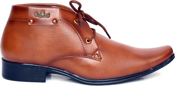 Tan_Synthetic_Leather_Lace-Ups_Derby_For_Men