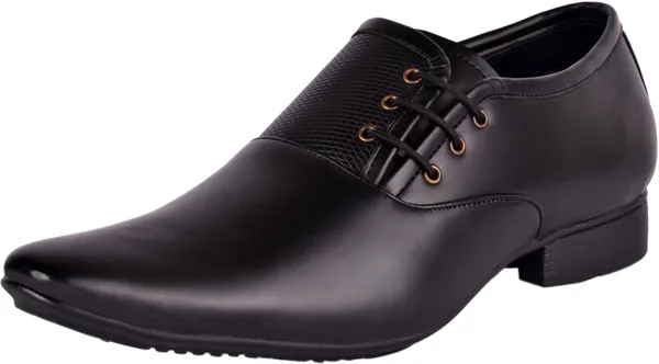 Black_Synthetic_Leather__Walking_Shoes_For_Men