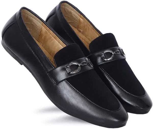 Black_Synthetic_Leather_Slip-On_Loafers_For_Men