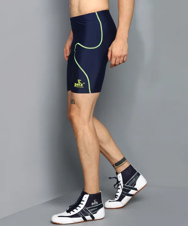 Navy_Blue_&_Green_Compression_Tights_For_Men