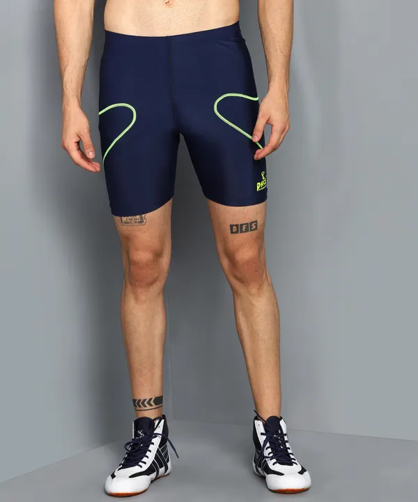 Navy_Blue_&_Green_Compression_Tights_For_Men