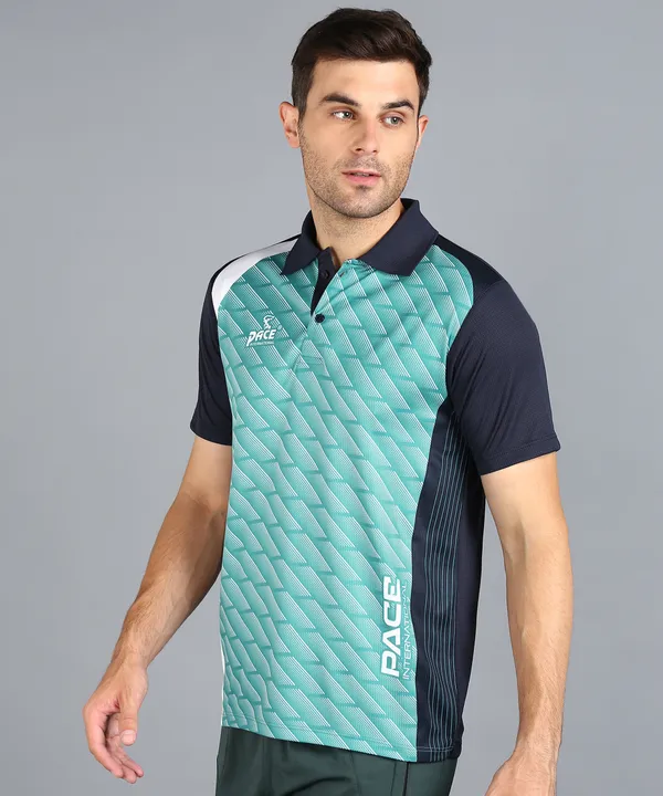 Navy_Blue_&_Green_Polo_T-Shirt_For_Men