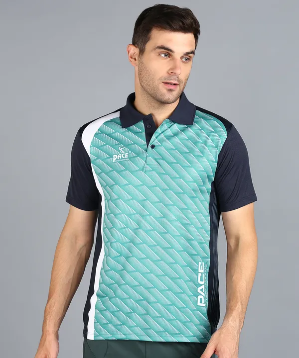 Navy_Blue_&_Green_Polo_T-Shirt_For_Men