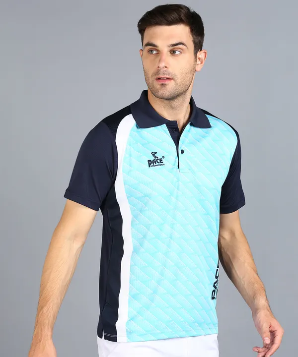Navy_Blue_&_Firoji_Polo_T-Shirt_For_Men
