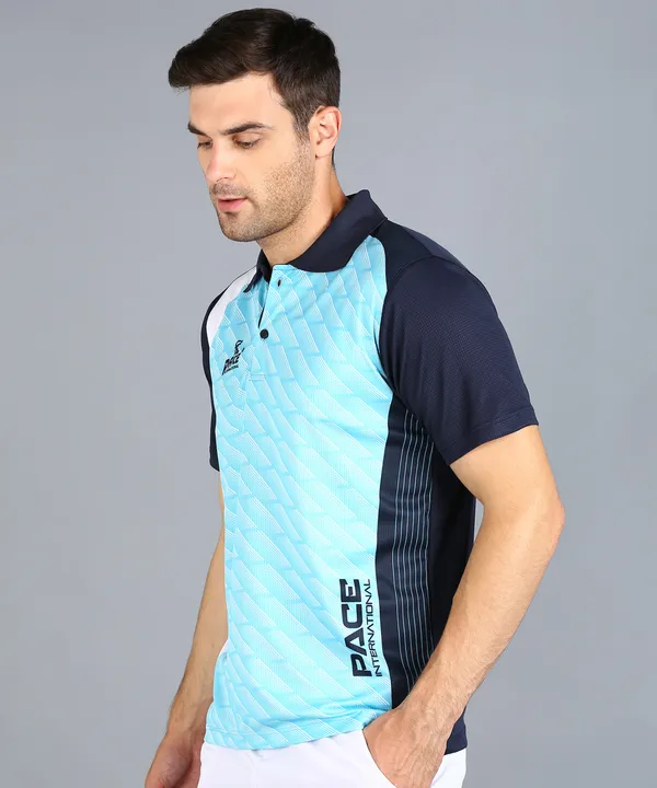Navy_Blue_&_Firoji_Polo_T-Shirt_For_Men