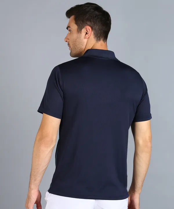 Navy_Blue_&_Firoji_Polo_T-Shirt_For_Men