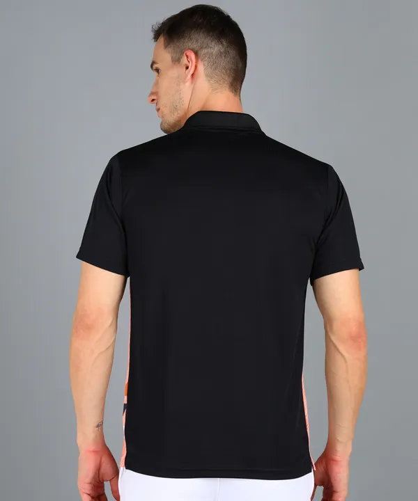 Black_&_Orange_Polo_T-Shirt_For_Men