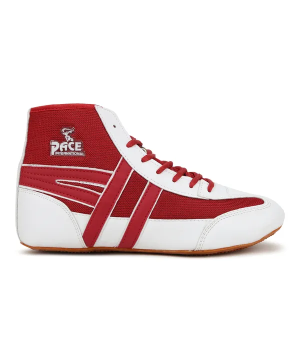 Red_&_White_Sports_Shoes_For_Men